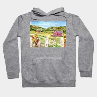 On The Farm - Cottage Core Aesthetic Art Hoodie